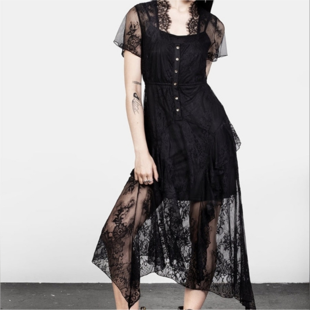 Mourning Lace Dress